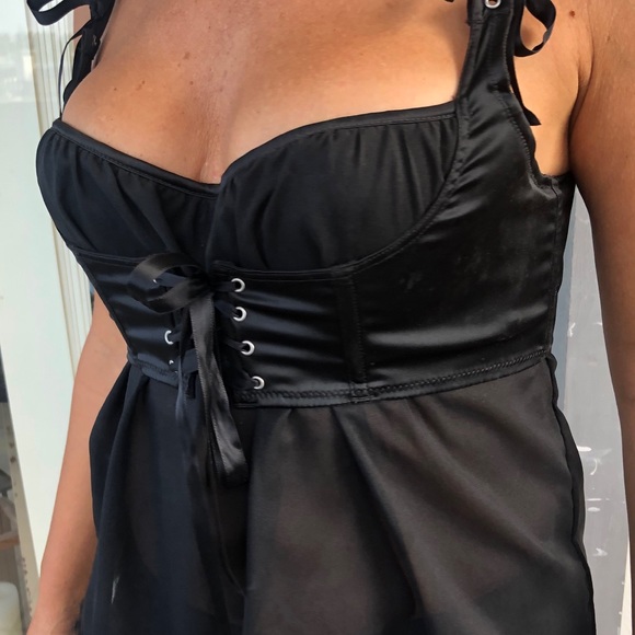 Chantal Thomass black bustier top sz small - Picture 4 of 12